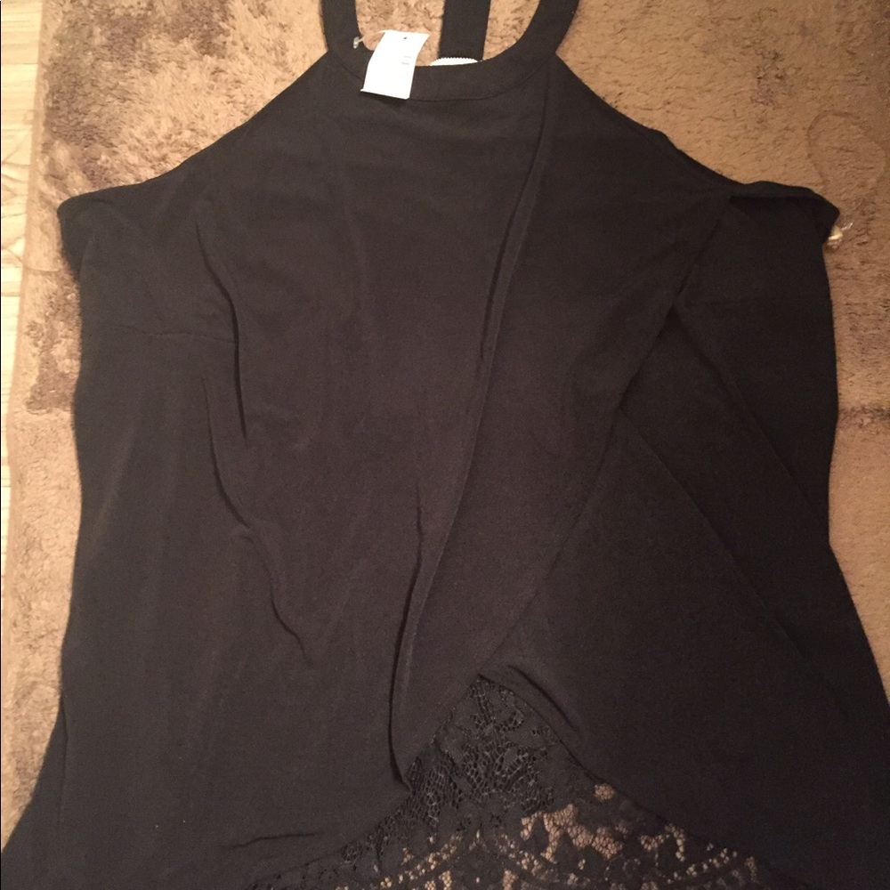New With Tags Maurice’s Black Halter Top Plus Size